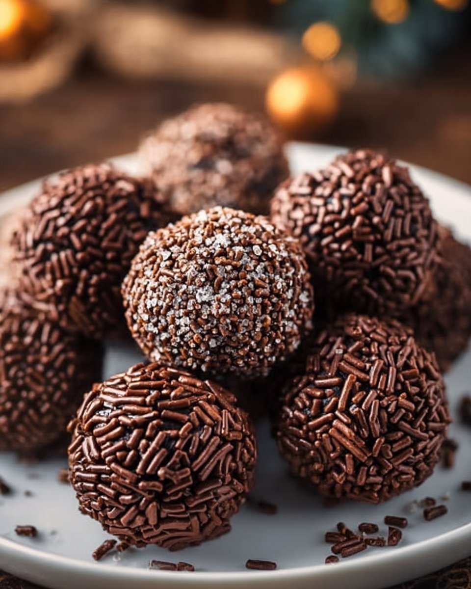 Tasty Orange Chocolate Christmas Truffles
