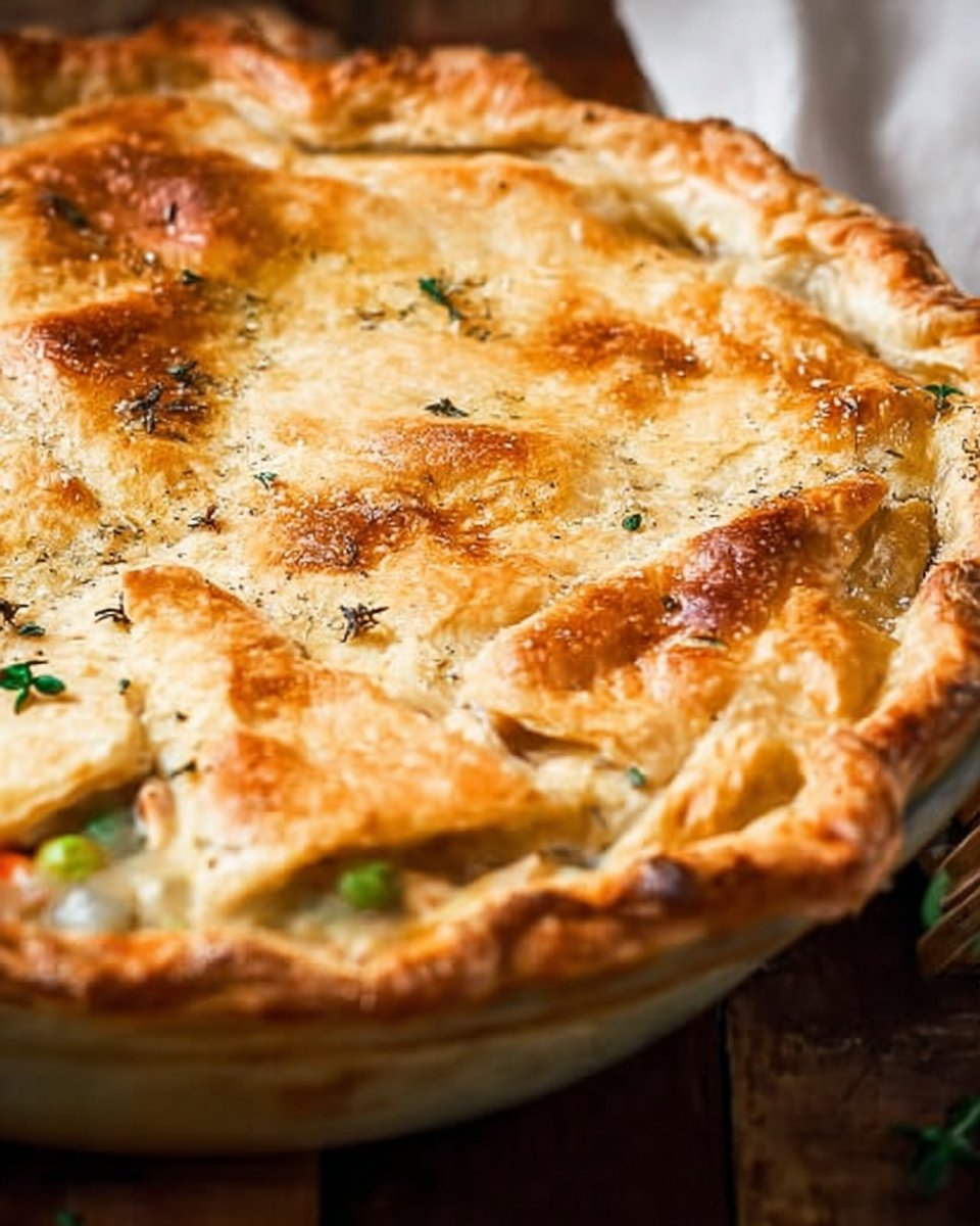 4-Ingredient Chicken Pot Pie