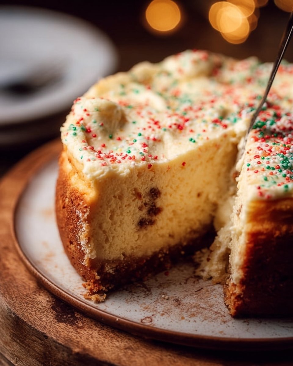 Sugar Cookie Cheesecake
