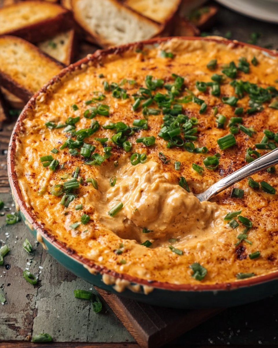 Vegetarian Cheesy White Bean Buffalo Dip