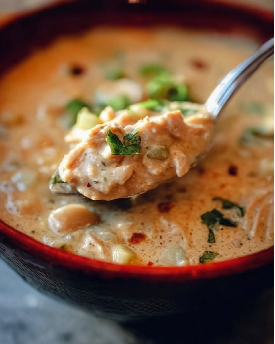 Instant Pot Creamy White Chicken Chili