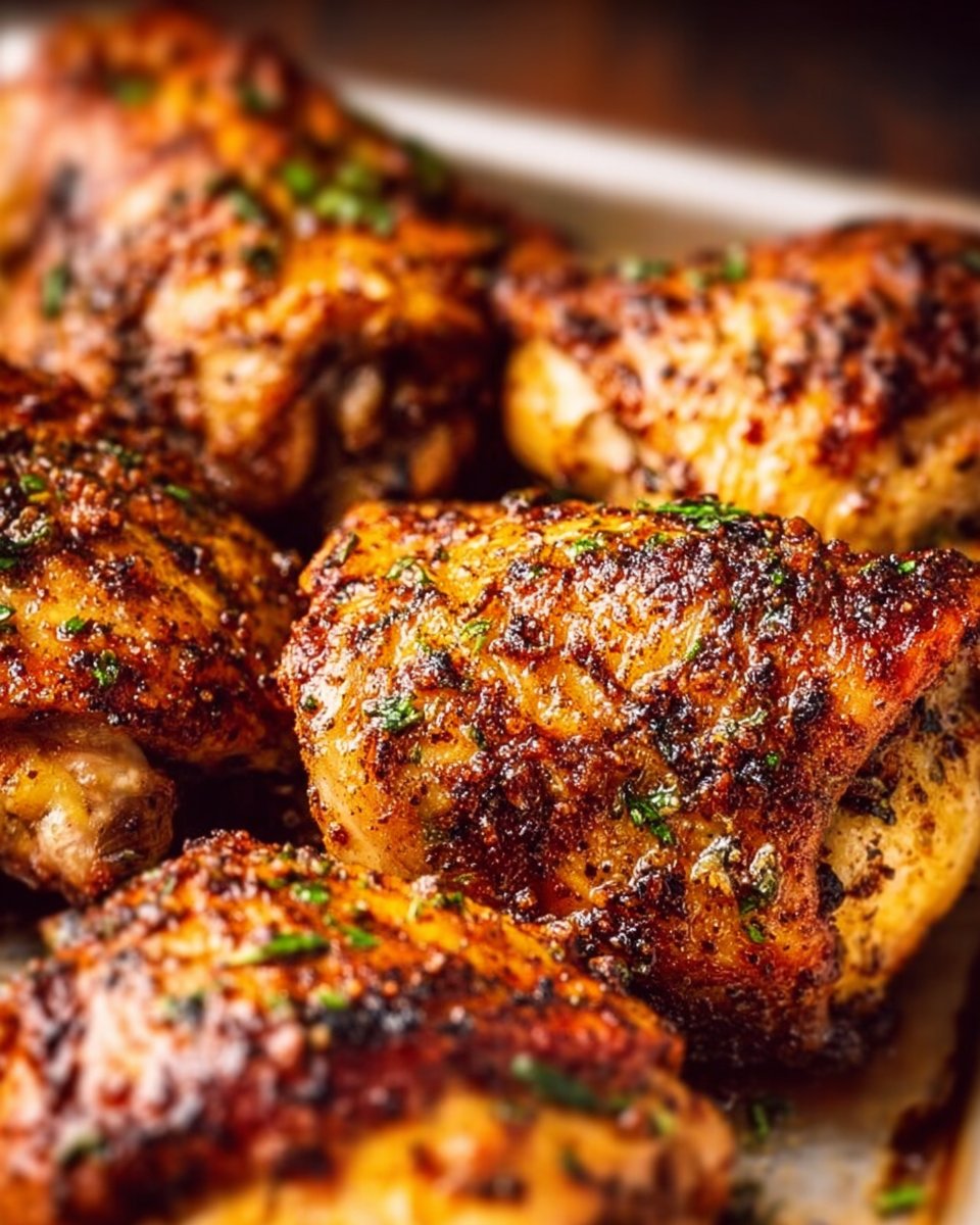 Oven Baked Chicken Thighs