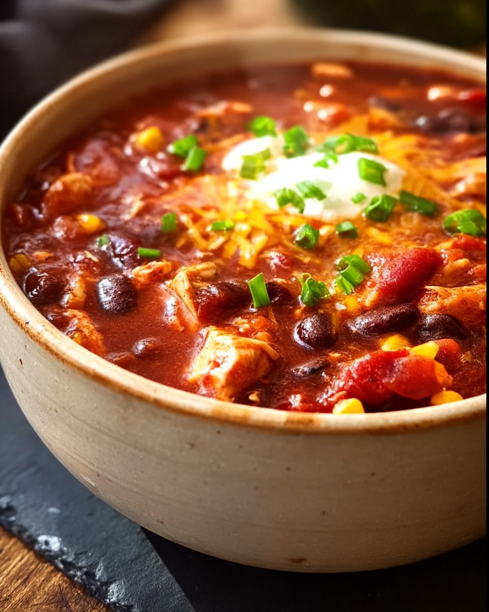 Stovetop Chicken Chili