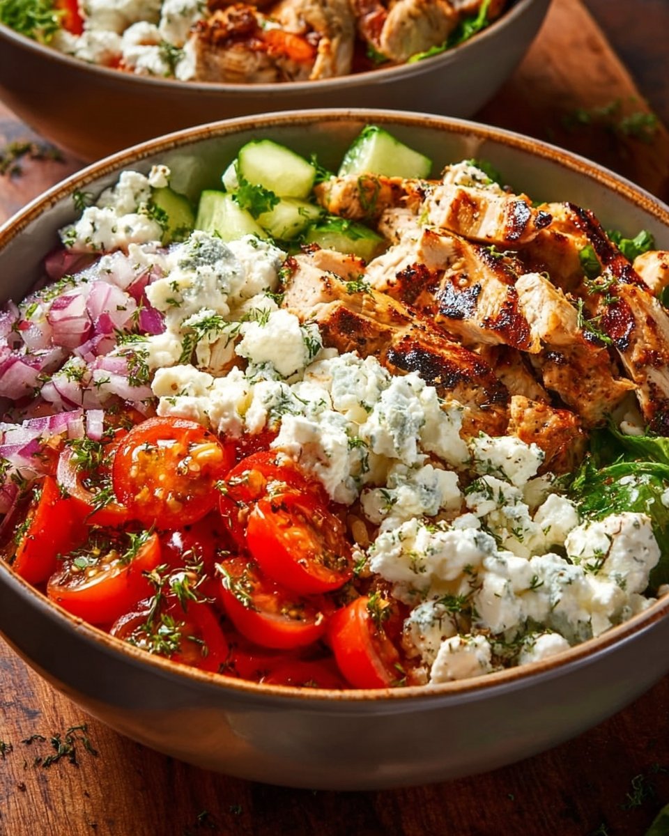 Greek Chicken Bowls