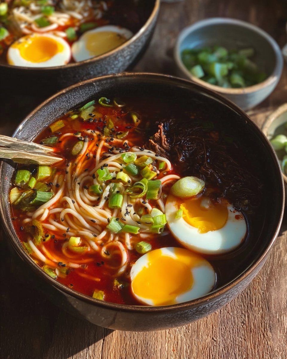 Spicy Gochujang Noodle Soup (10 Minutes)
