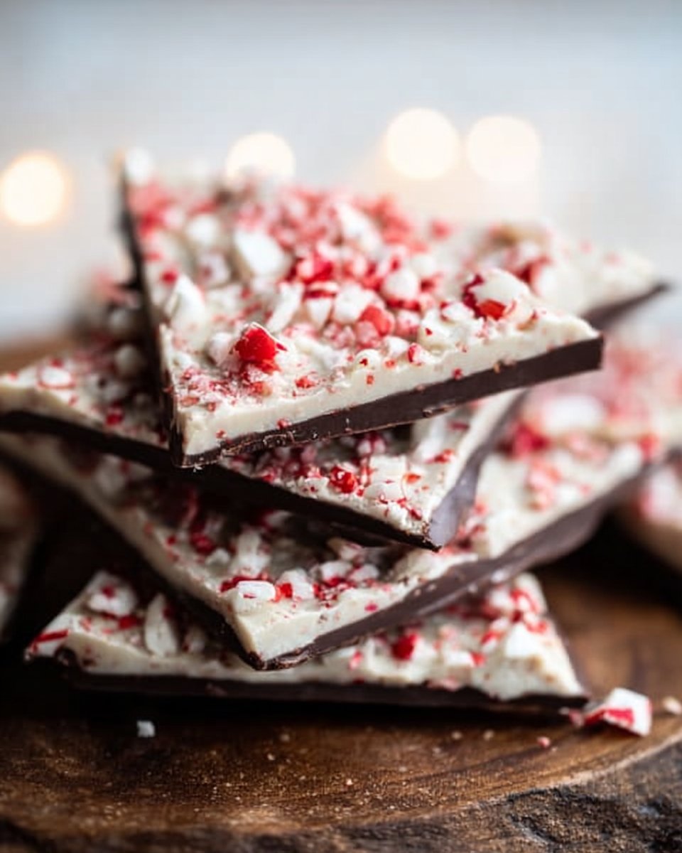 Salted Peppermint Chocolate Bark