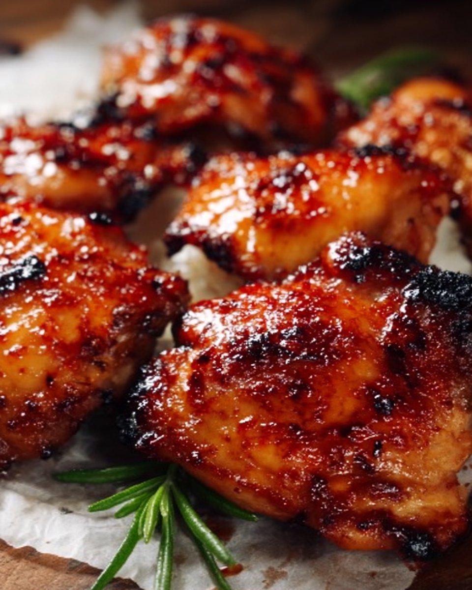Sweet Chili Glazed Chicken Thighs