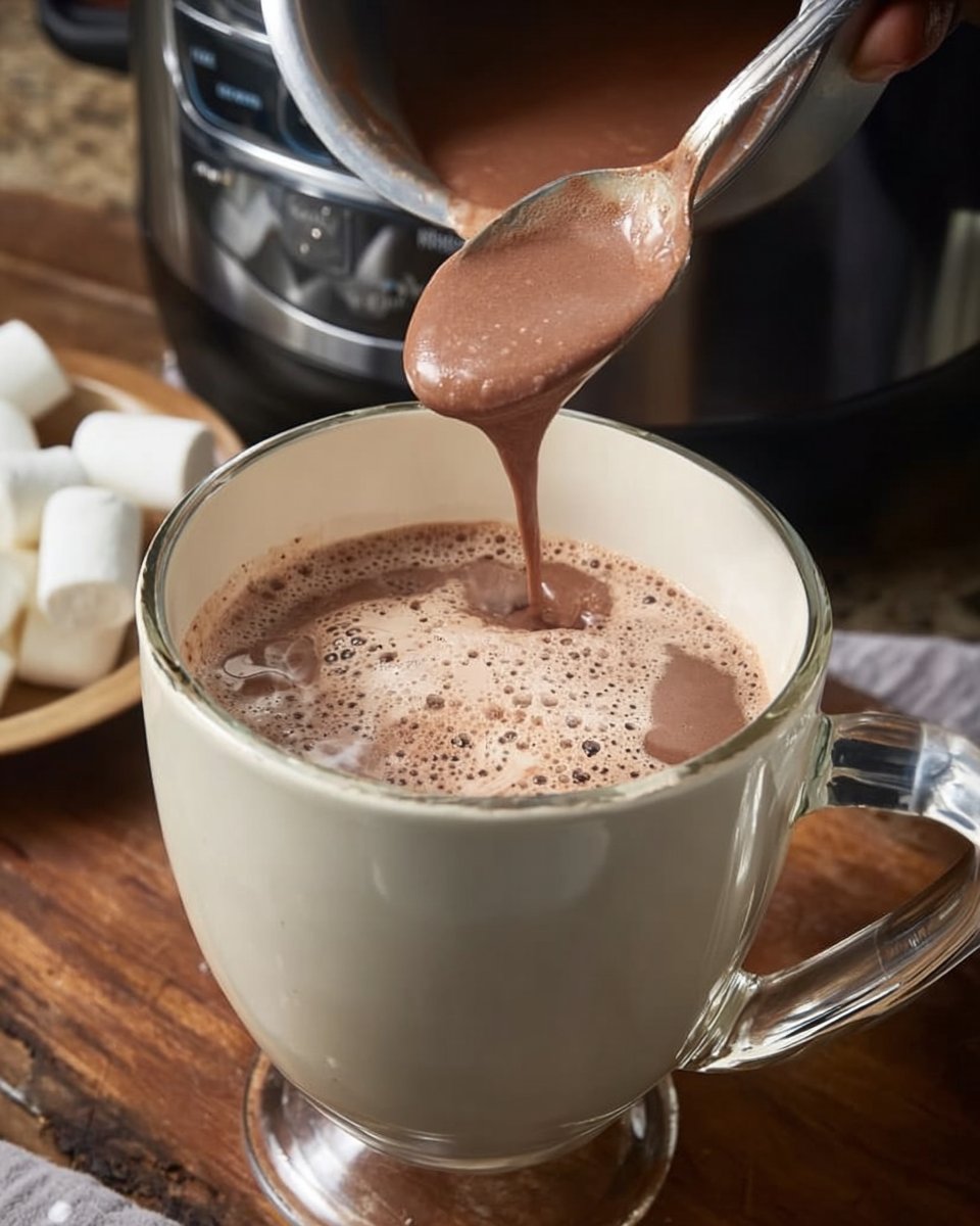 Warm hearts and hands with a cup of holiday happiness at our Hot Cocoa Bar🍫 The crockpot