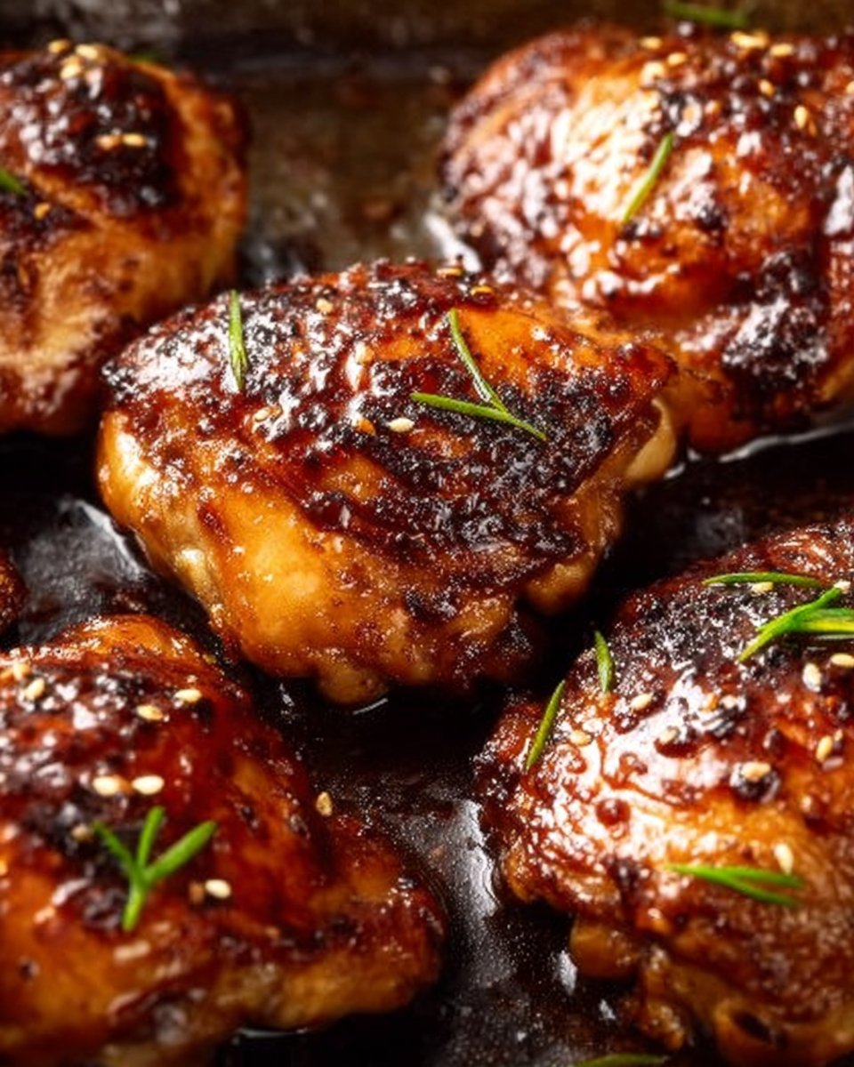 Baked Honey Soy Chicken Thighs
