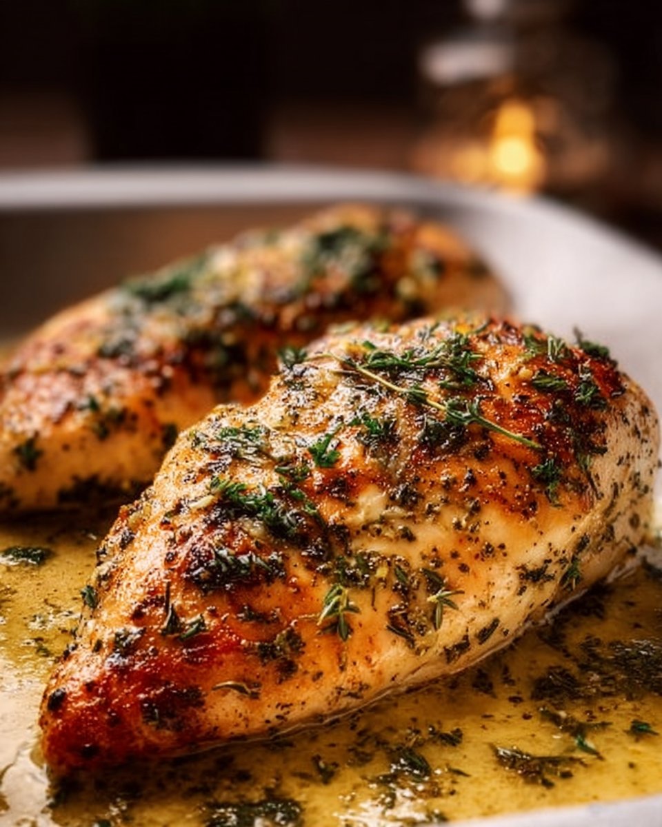Garlic Butter Baked Chicken Breast