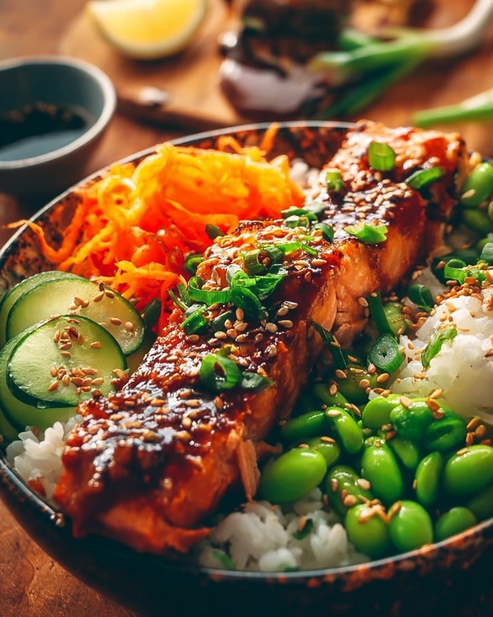 Tasty Teriyaki Salmon Bowl