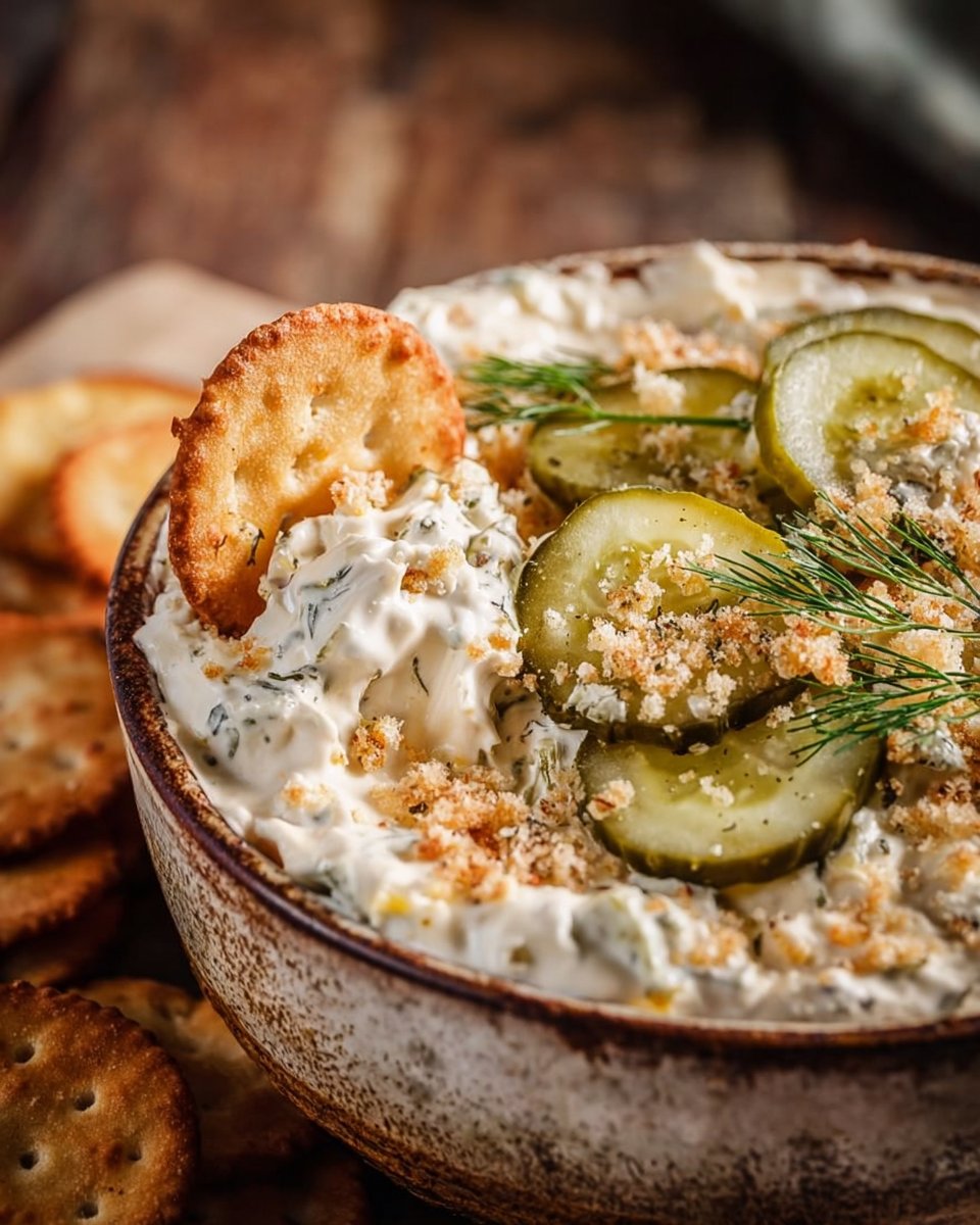 Easy Fried Pickle Dip (Dairy-Free Option)