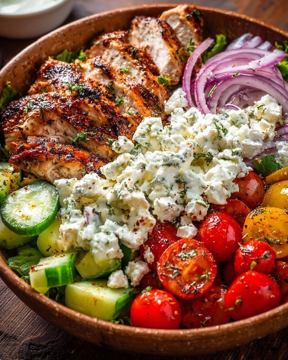 Greek Chicken Bowls
