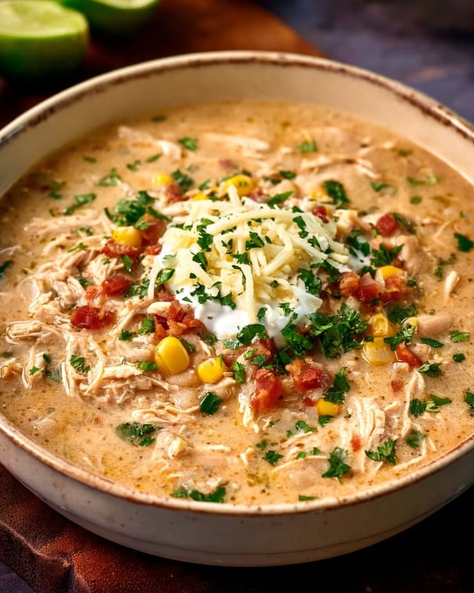 Easy Instant Pot Creamy White Chicken Chili