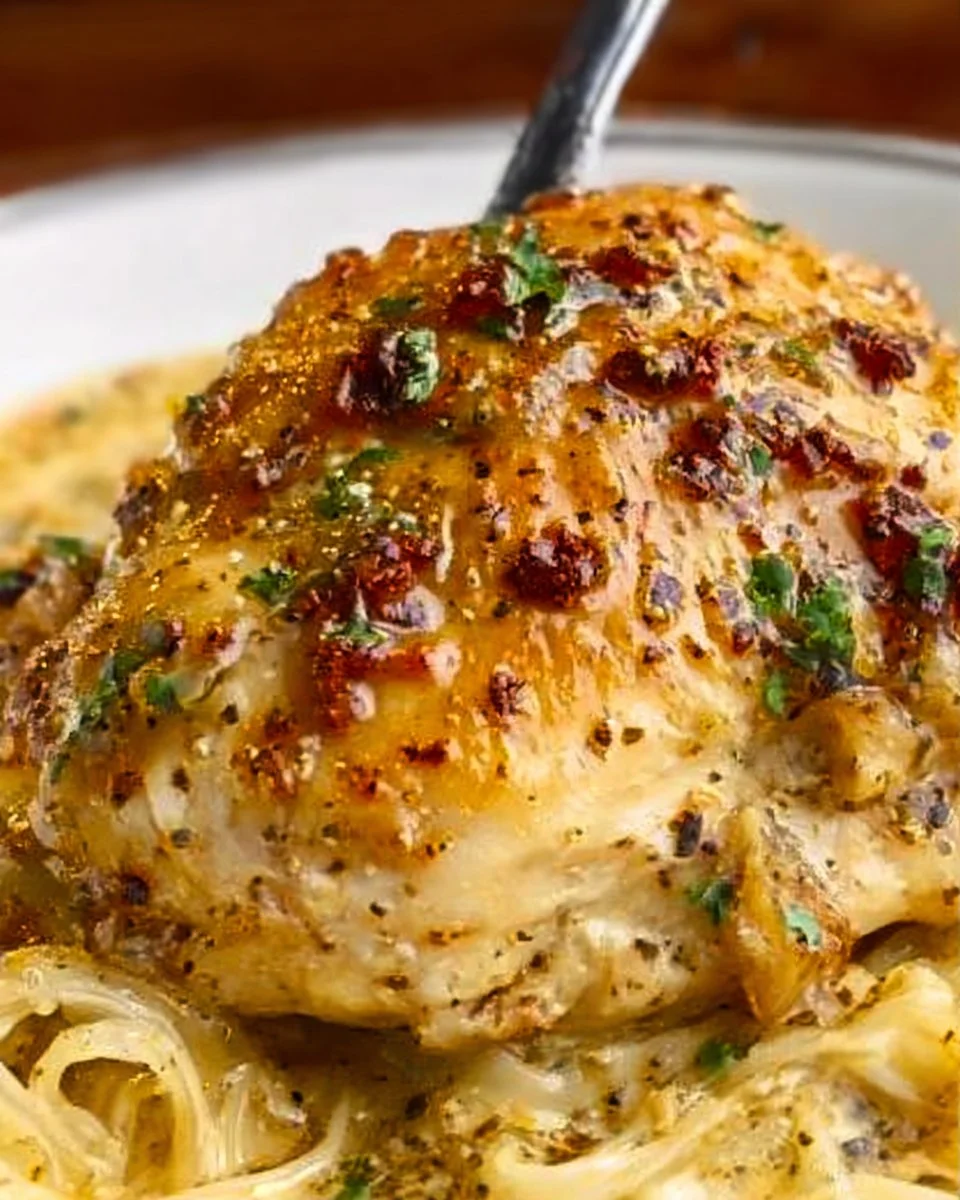 Delicious Crock Pot Angel Chicken dish served with rice and vegetables.