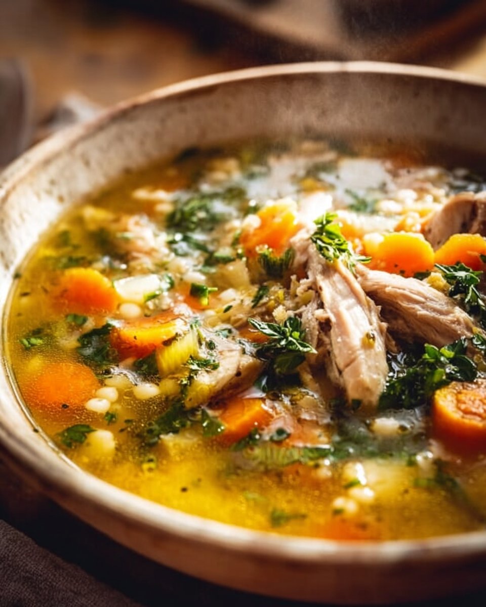 Leftover Turkey Soup