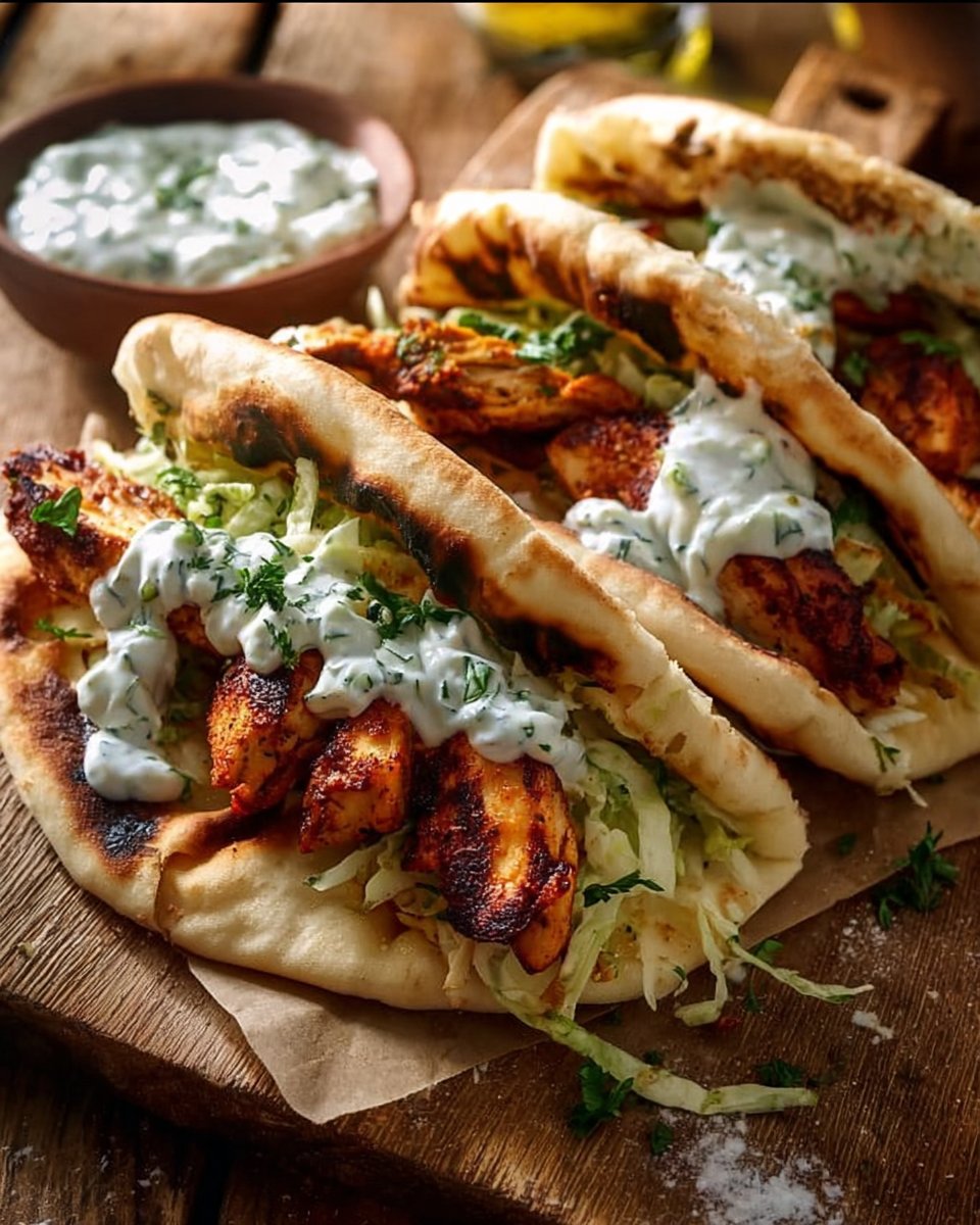 Sheet Pan Chicken Pitas with Herby Ranch