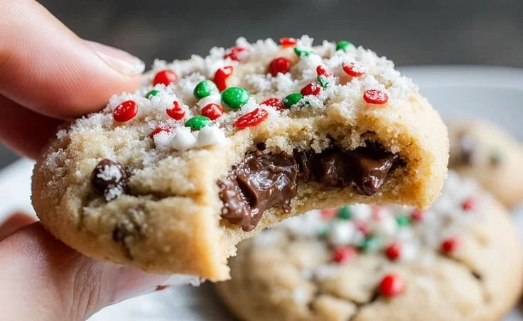 A variety of easy Christmas cookies in festive holiday shapes and decorations