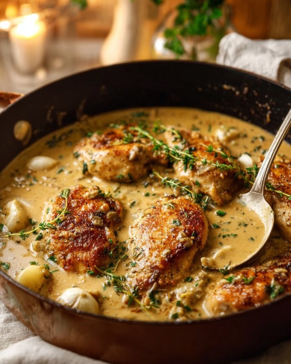 Creamy Garlic Chicken
