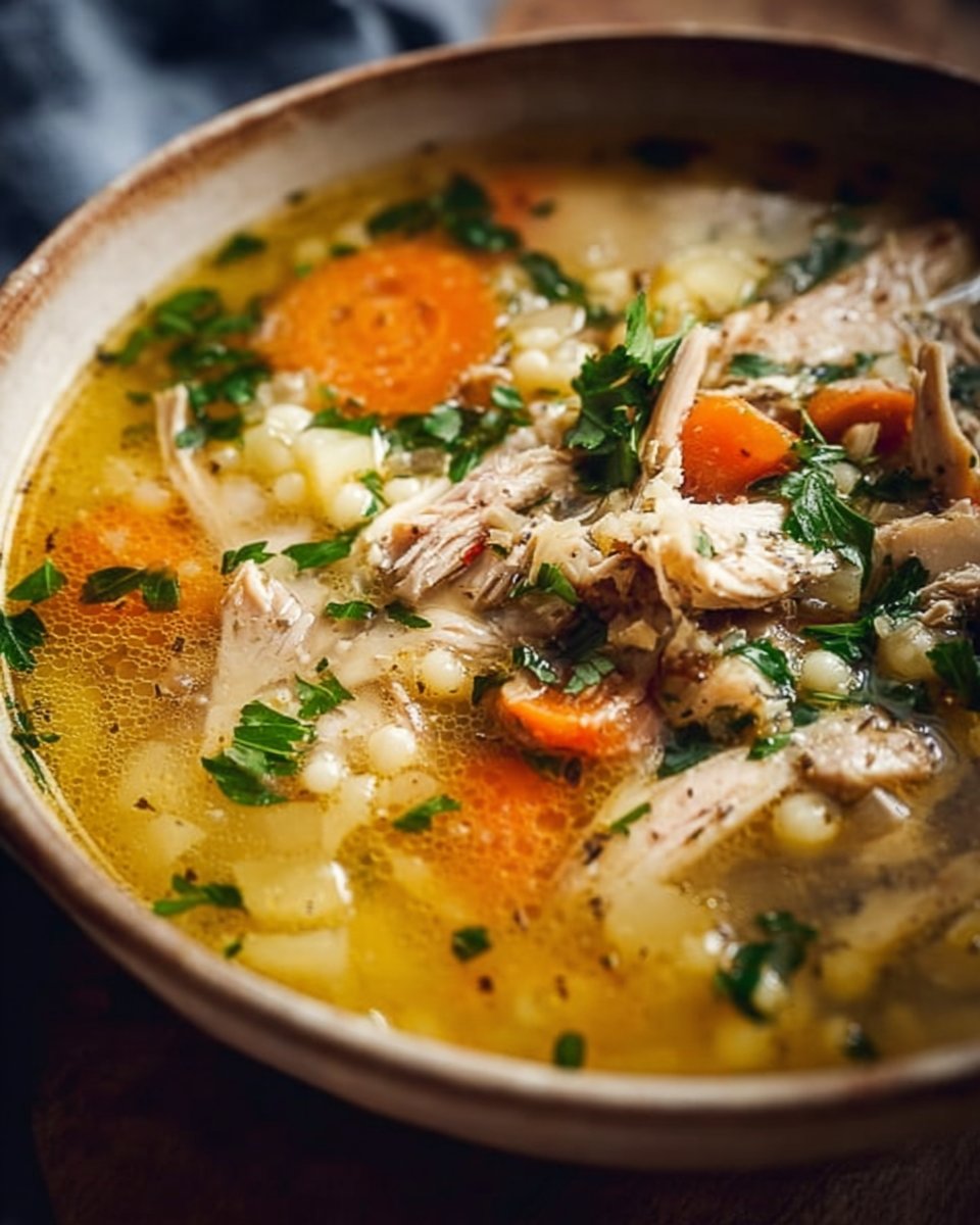Leftover Turkey Soup