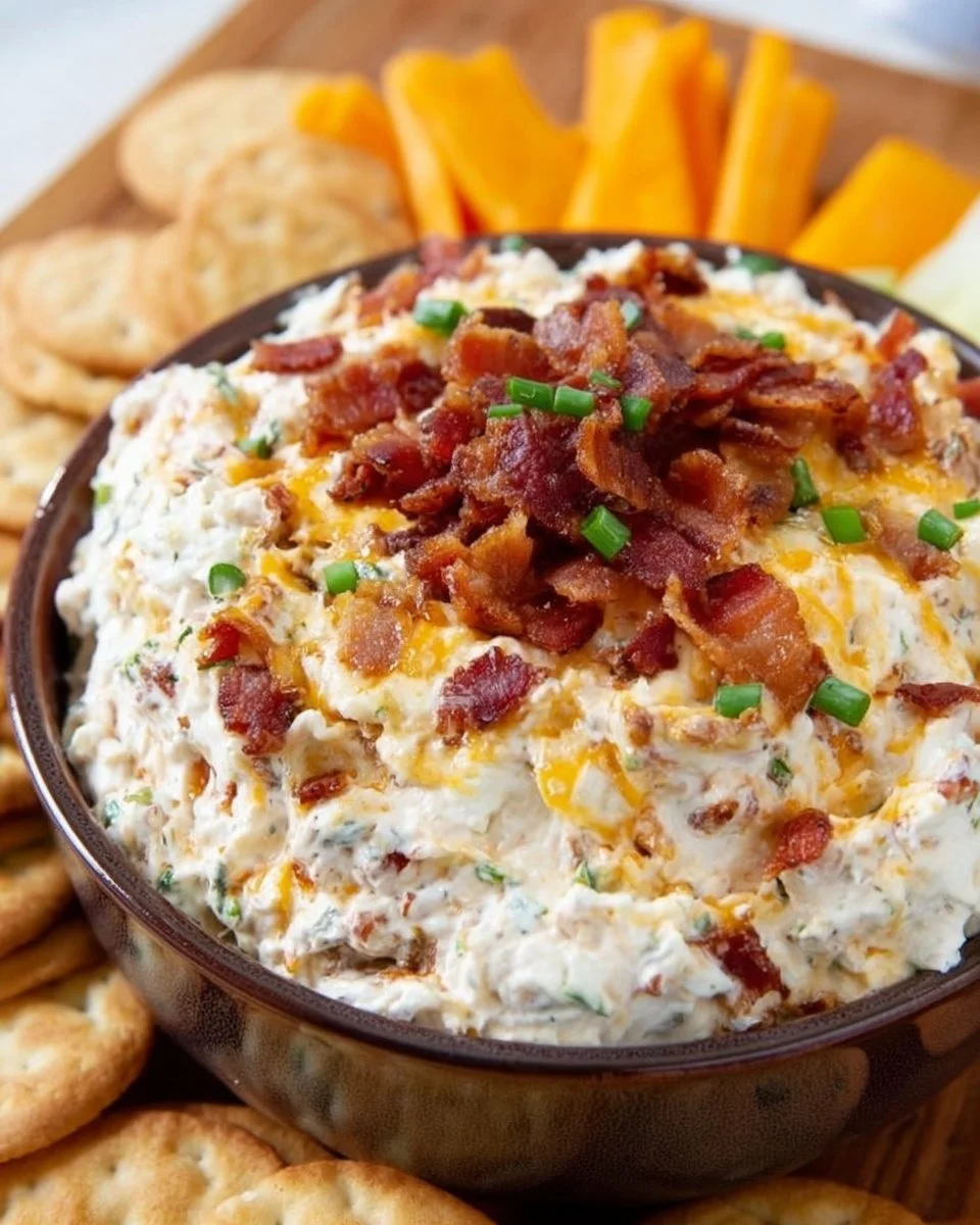 Delicious Million Dollar Crack Dip served at a party