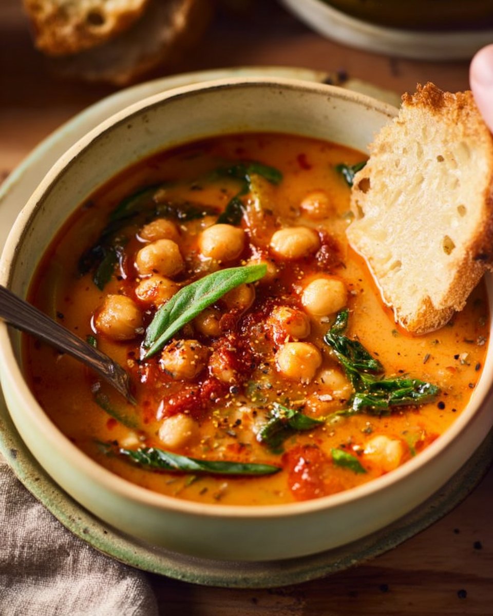 Tuscan Garbanzo Bean Soup