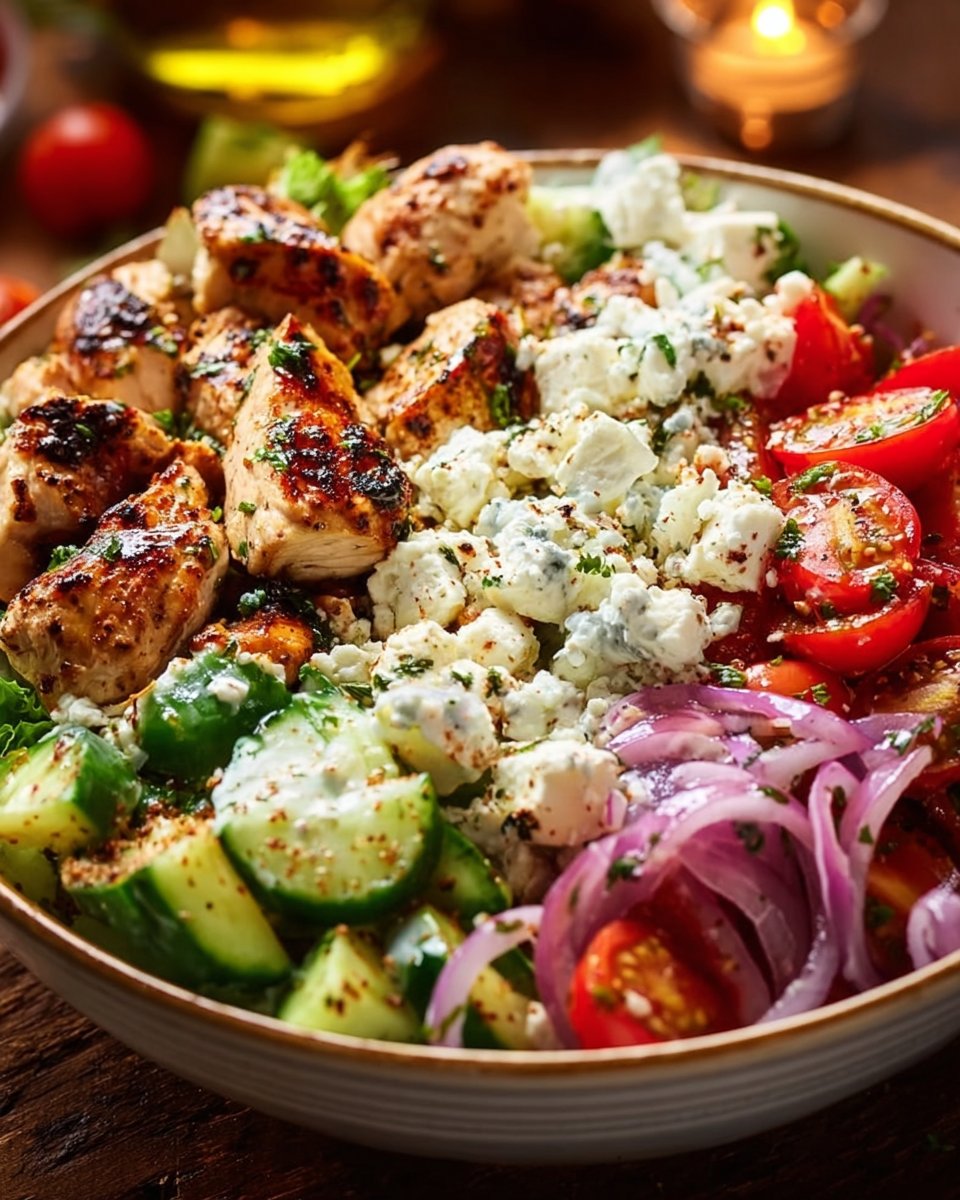 Greek Chicken Bowls