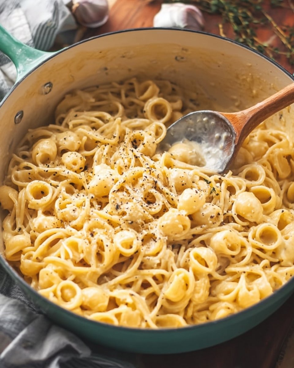 One Pot Garlic Butter Pasta