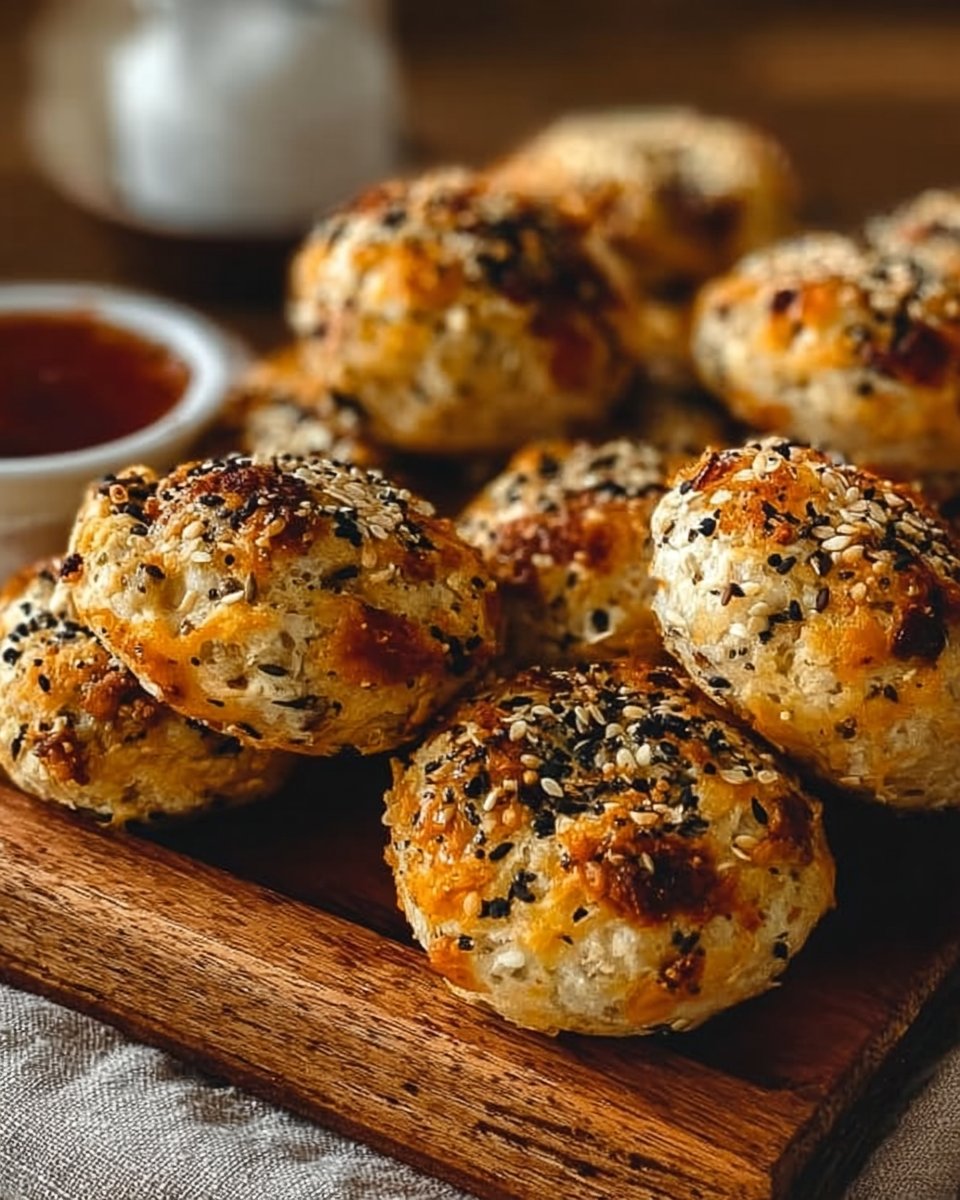High-Protein Bagel Bites