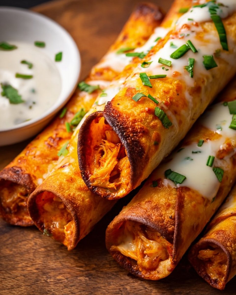 Buffalo Chicken Taquitos