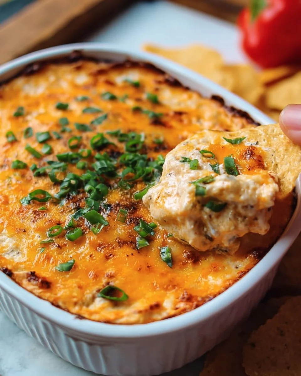 Vegetarian Cheesy White Bean Buffalo Dip in a bowl with vegetables