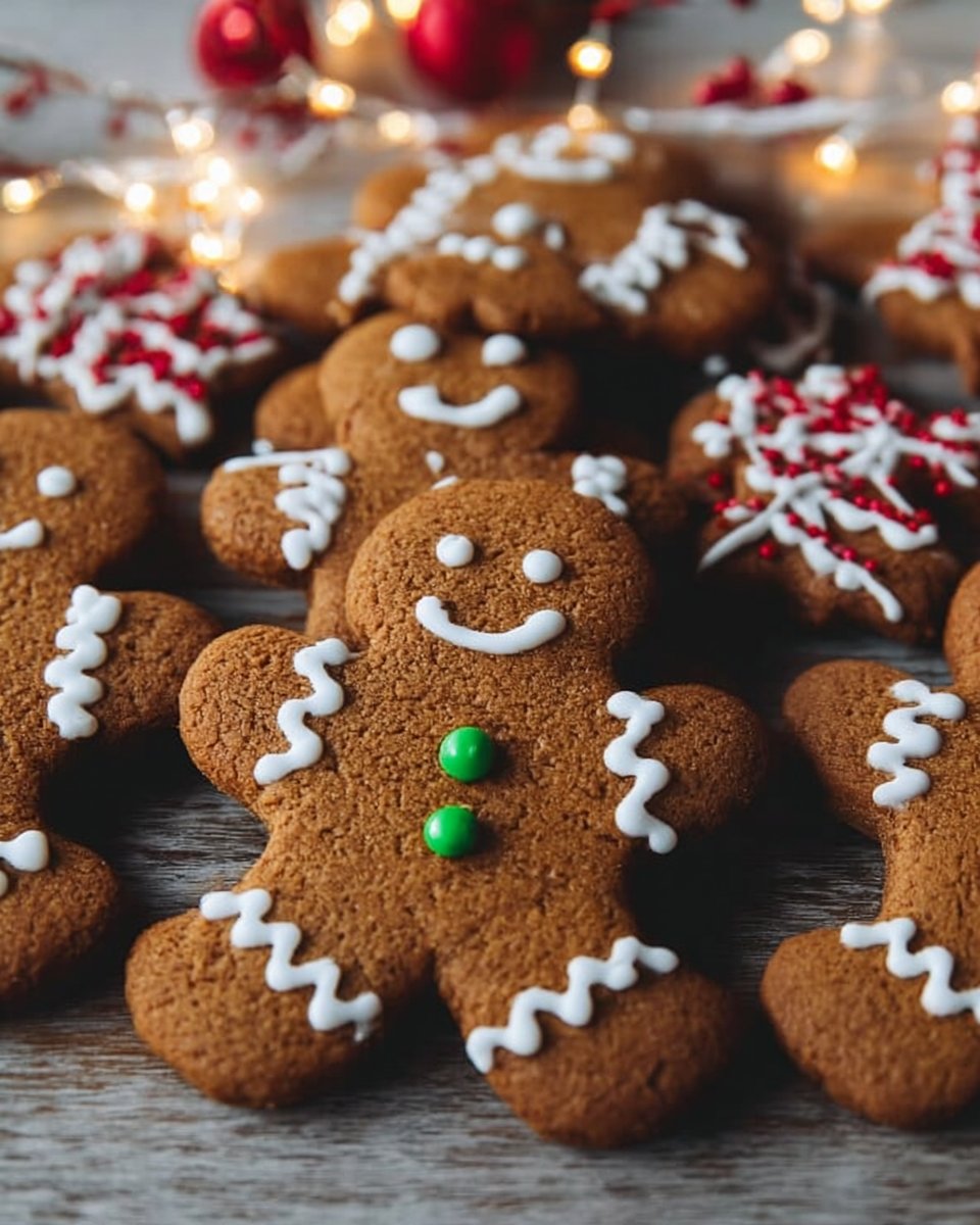 Soft & Chewy Gingerbread Men Cookies