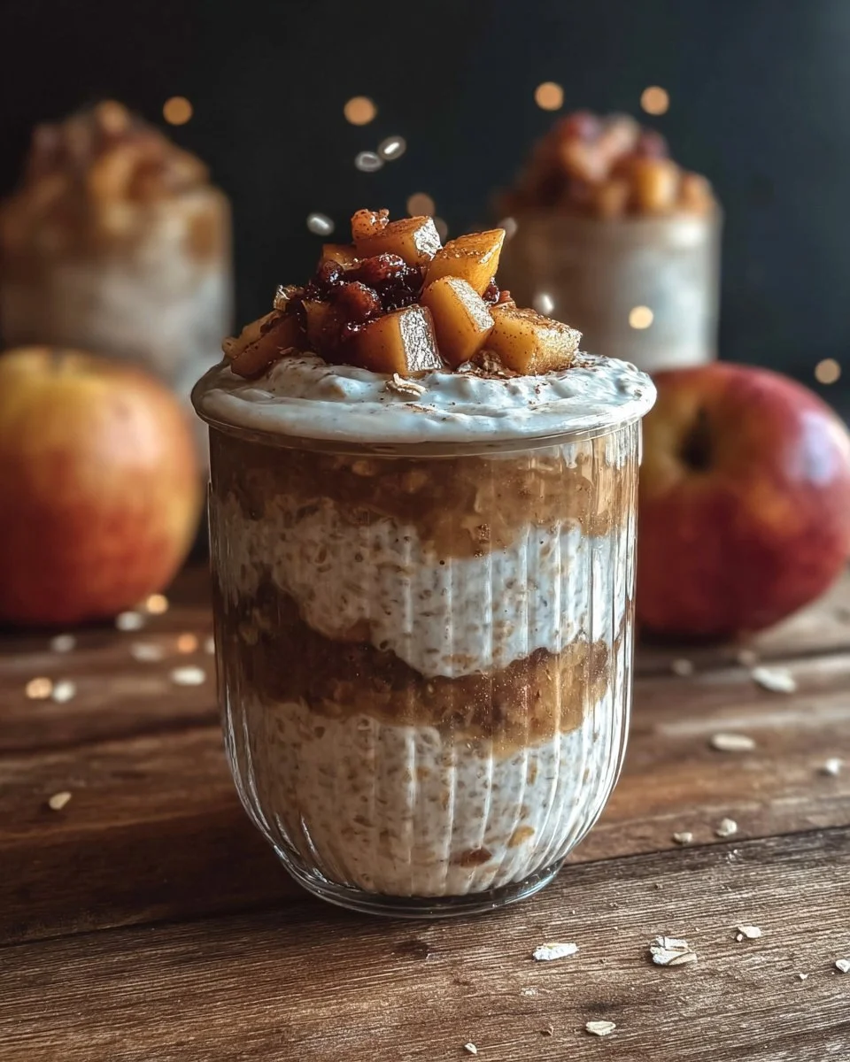 Apple Pie Overnight Oats