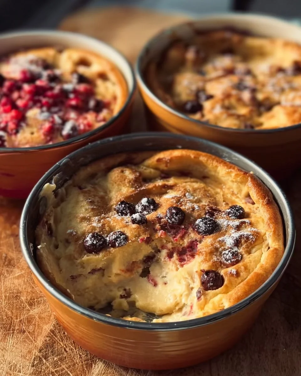 Single Serving Fluffy Baked Protein Pancake Bowls