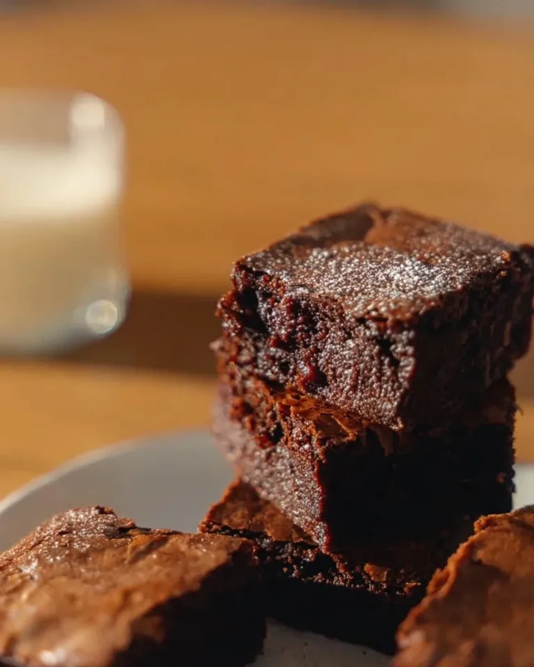 delicious brown butter brownies on a cooling rack