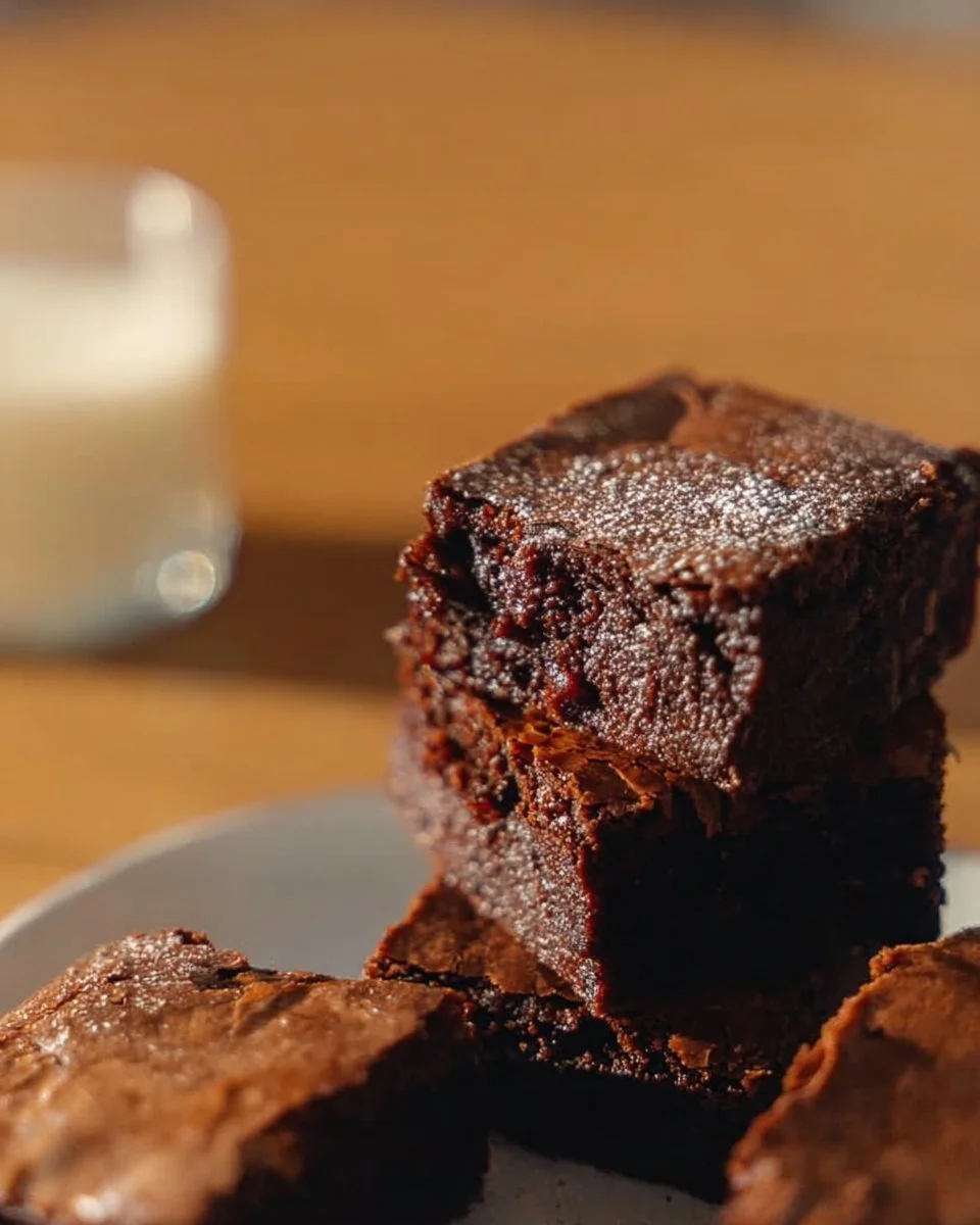 delicious brown butter brownies on a cooling rack