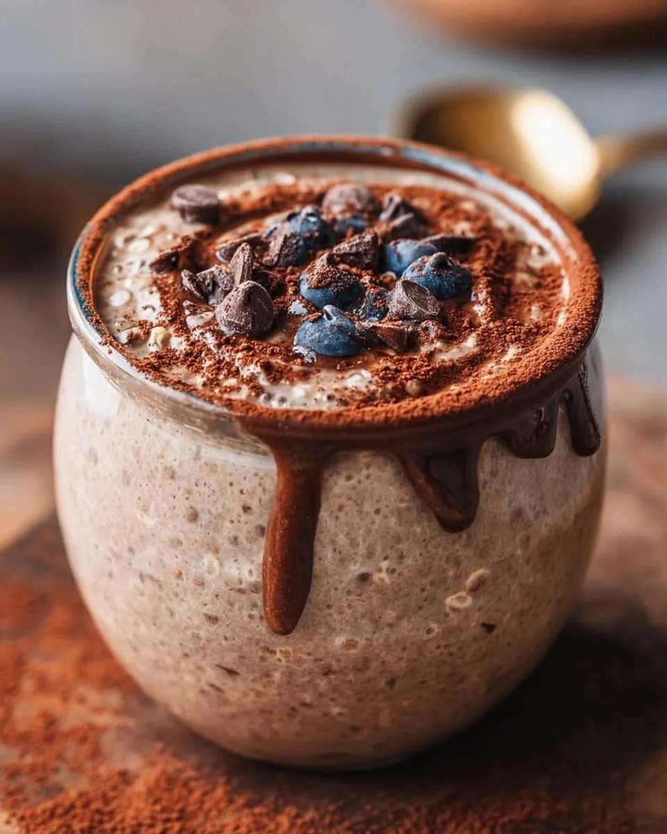Brownie Batter Overnight Oats
