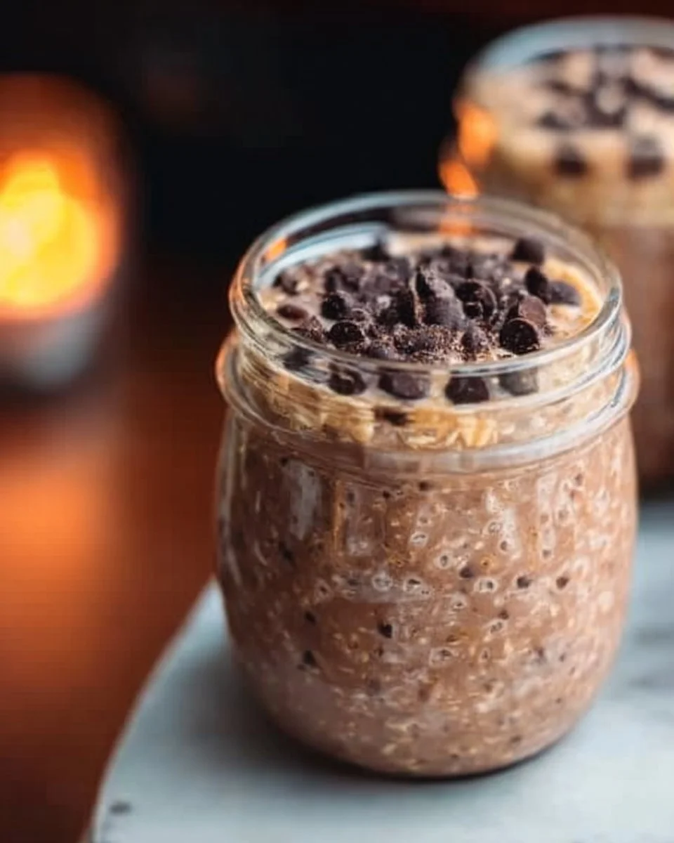 Chocolate Protein Overnight Oats