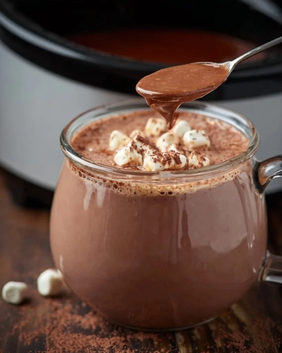 Creamy Crockpot Hot Chocolate Recipe