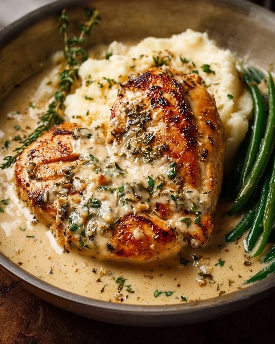 Creamy Garlic Parmesan Chicken Breast