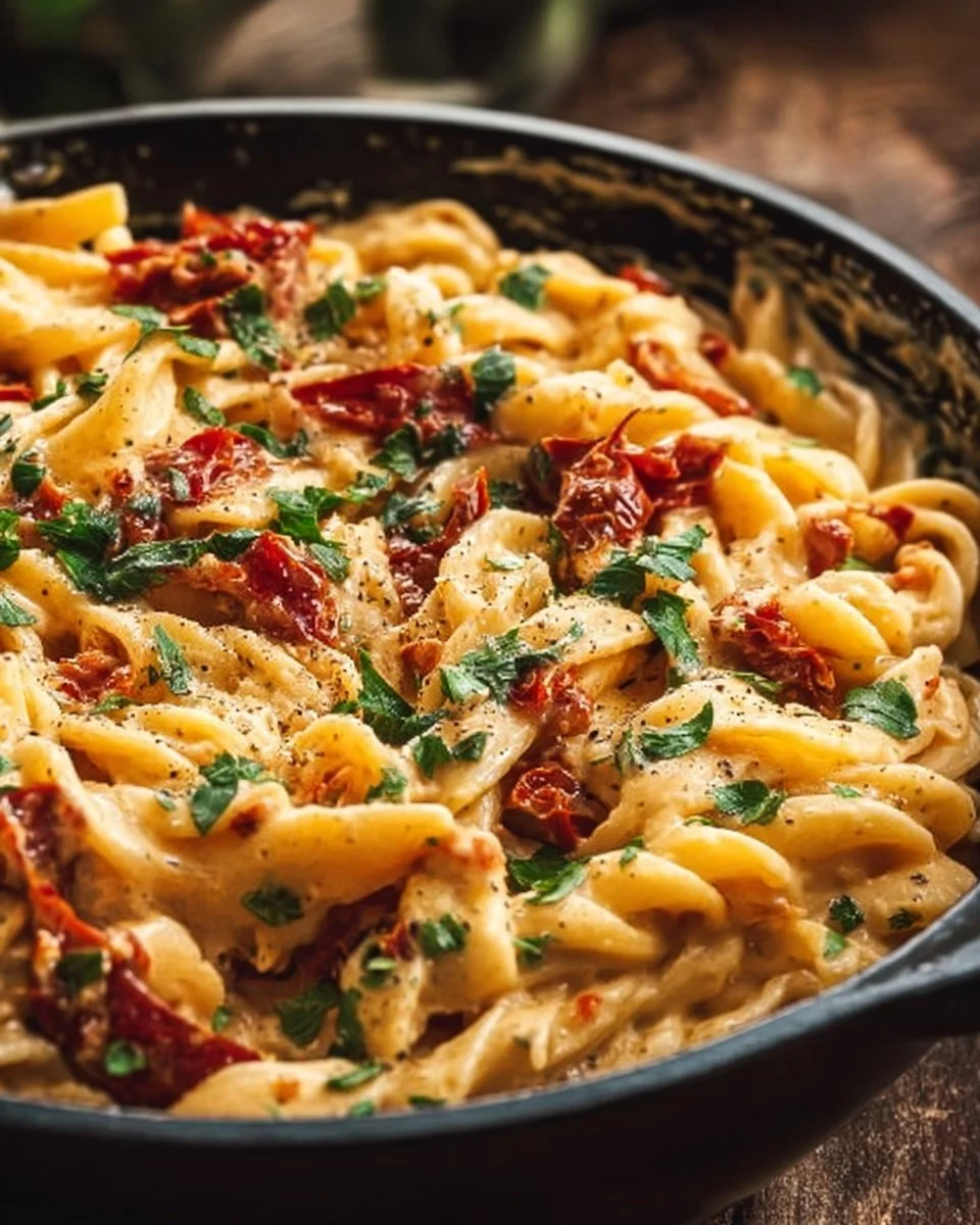 Creamy Vegan Sun-Dried Tomato Pasta