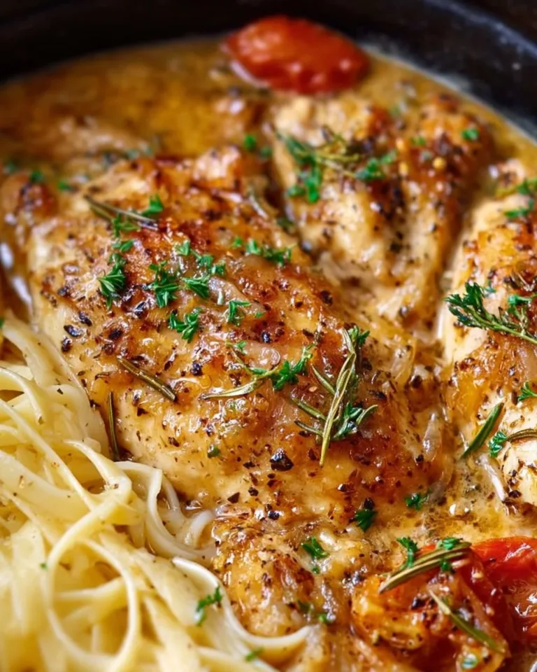 Delicious Crock Pot Angel Chicken served with vegetables