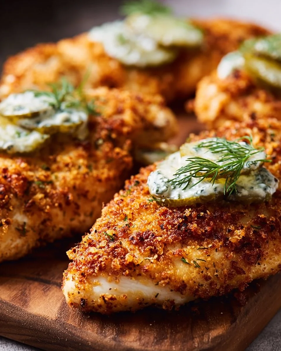 Dill Pickle Parmesan Chicken Recipe