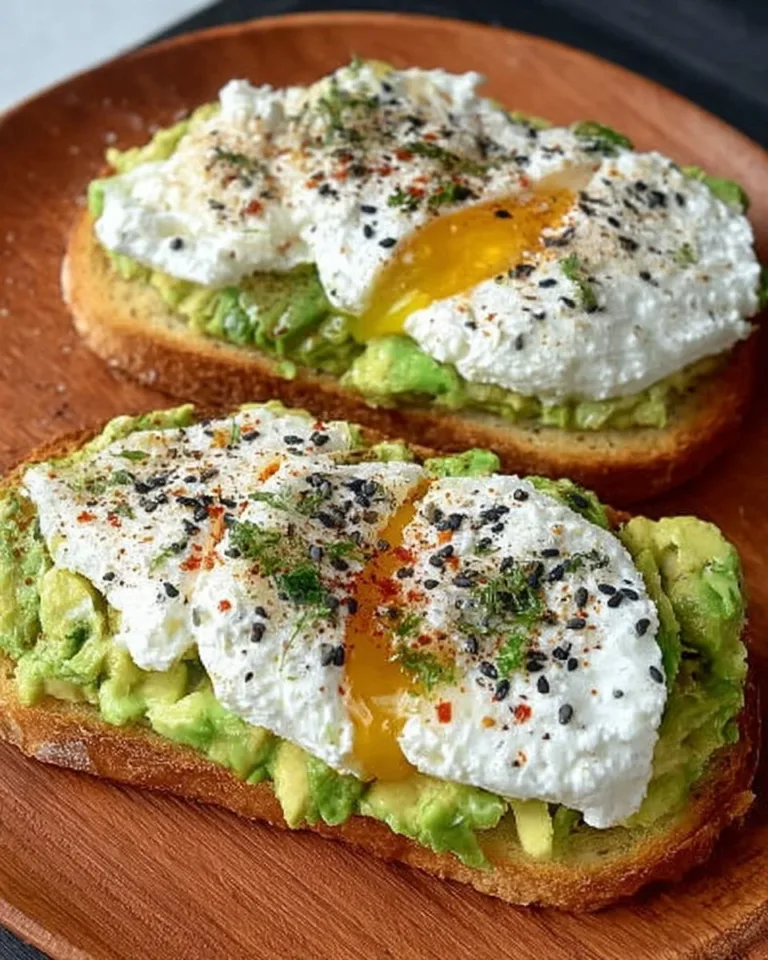 Easy cottage cheese avocado toast topped with fresh ingredients