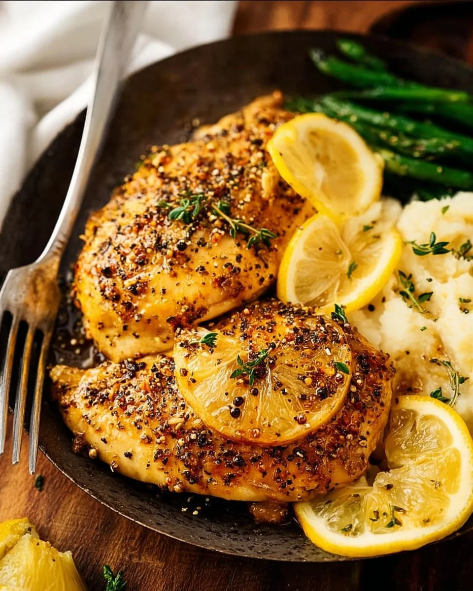 Easy Lemon Pepper Chicken Dinner