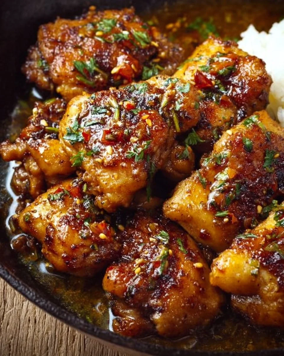 Easy Soy Garlic Chicken Thighs