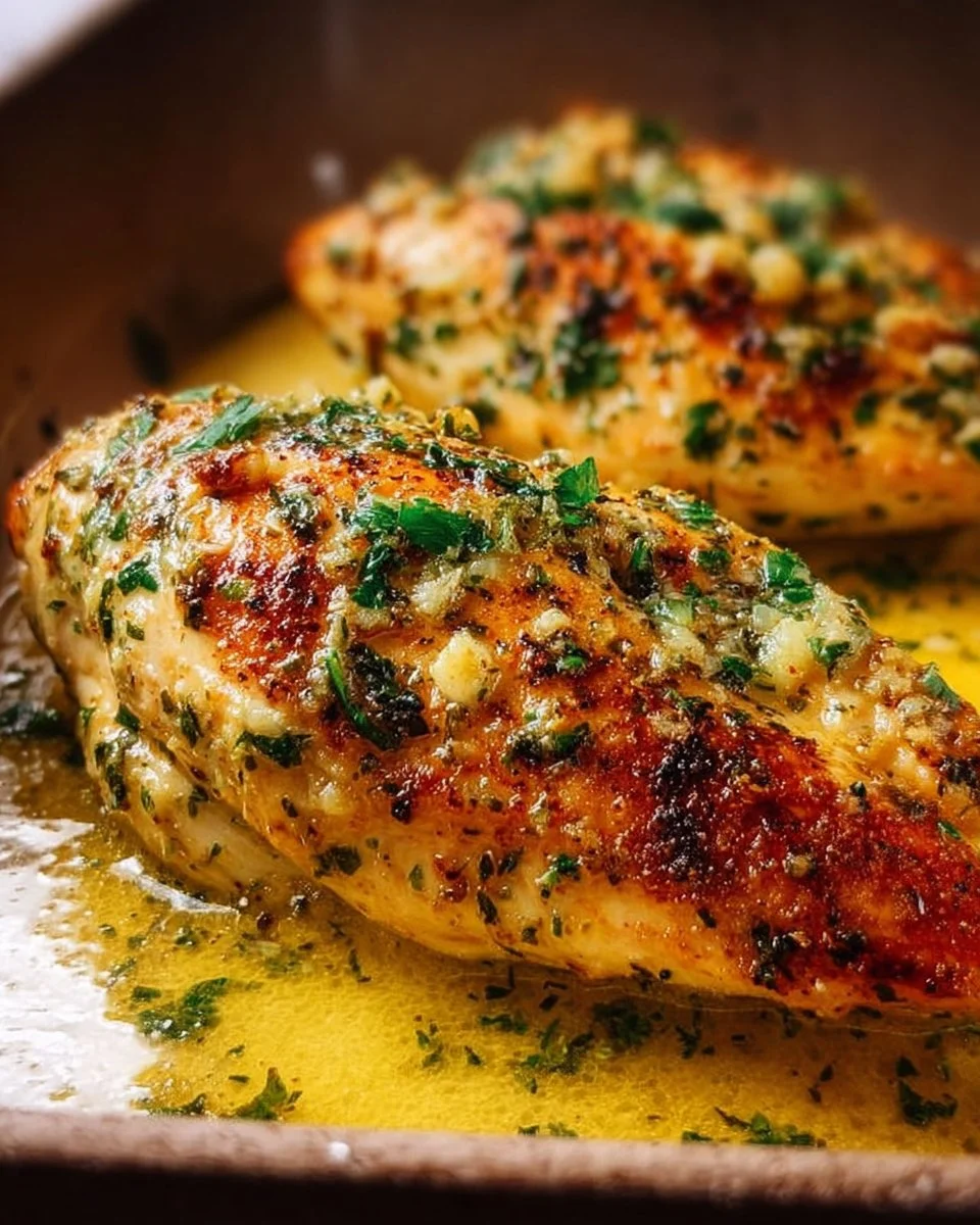 Garlic Butter Baked Chicken Breast
