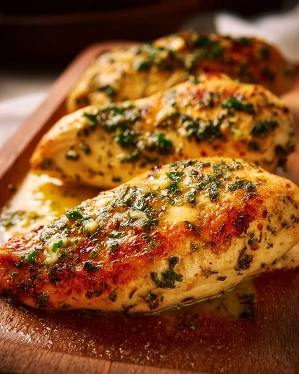 Garlic Butter Baked Chicken Breast