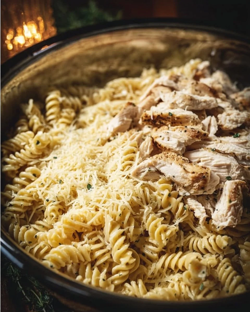 Garlic Parmesan Chicken Pasta