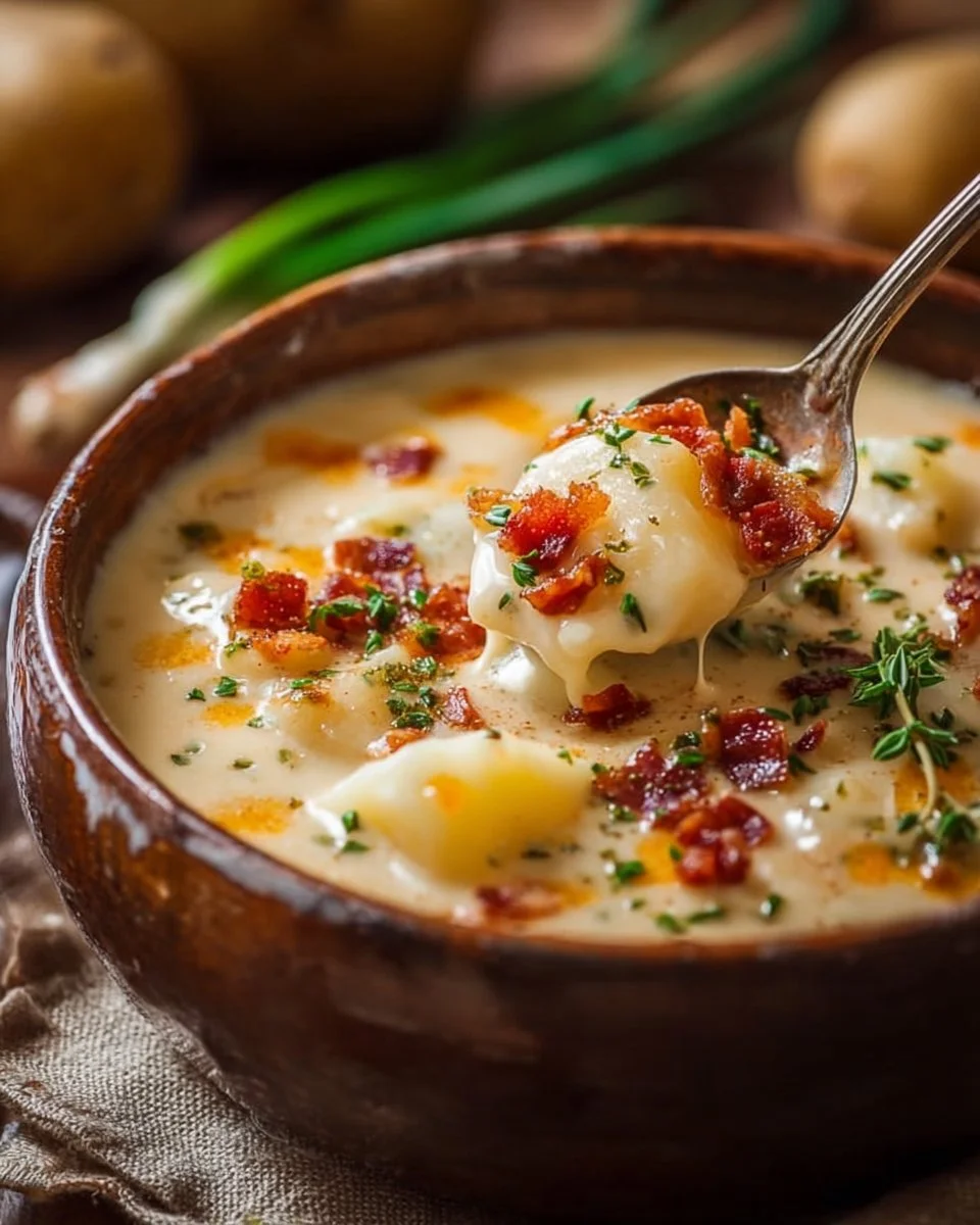 Gluten-Free Crock Pot Cheesy Potato Soup